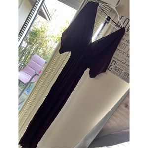 Love stitch purple kimono maxi dress